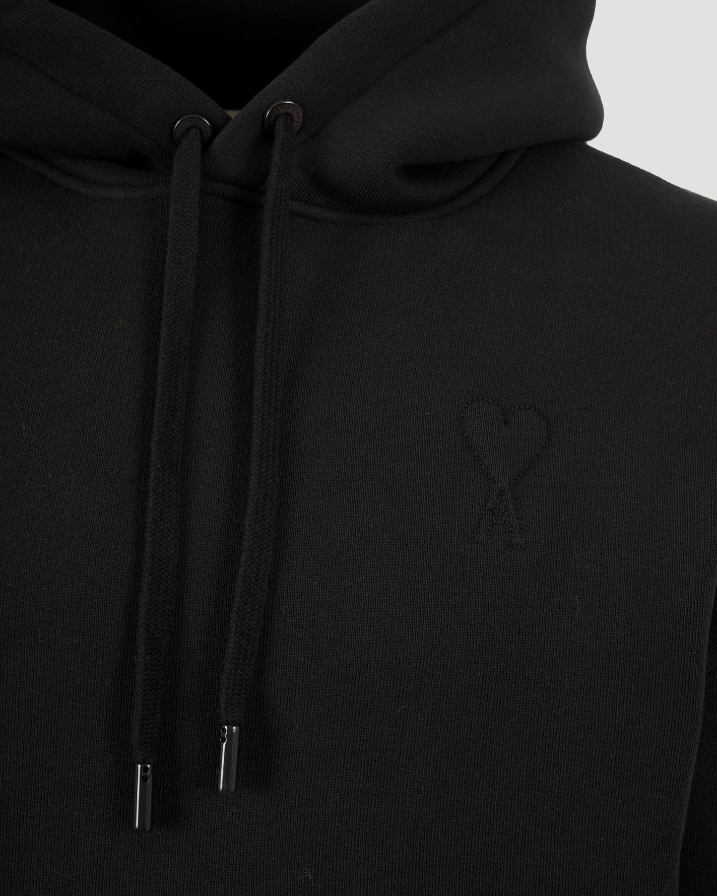 Boxy Fit Hoodie in Black
