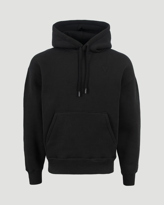 Boxy Fit Hoodie in Black