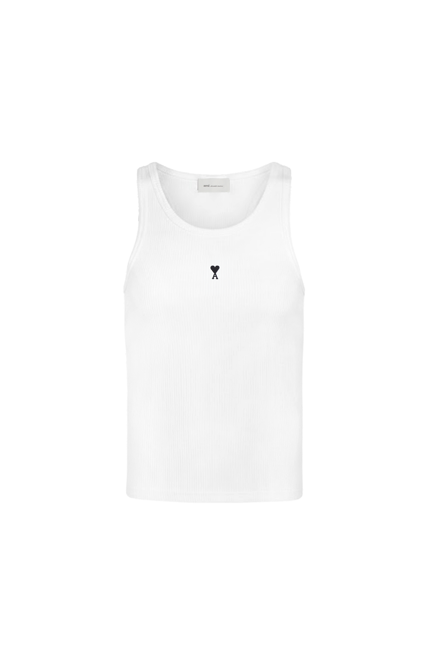 White Cotton Ami De Coeur Tanktop
