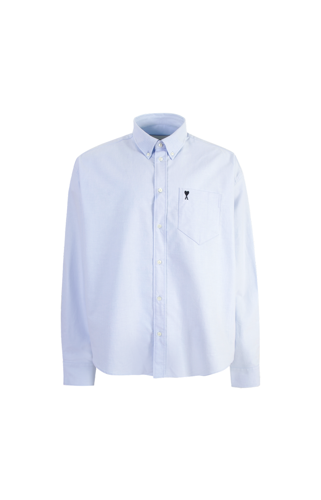 Blue Cotton Ami De Coeur Oxford Shirt
