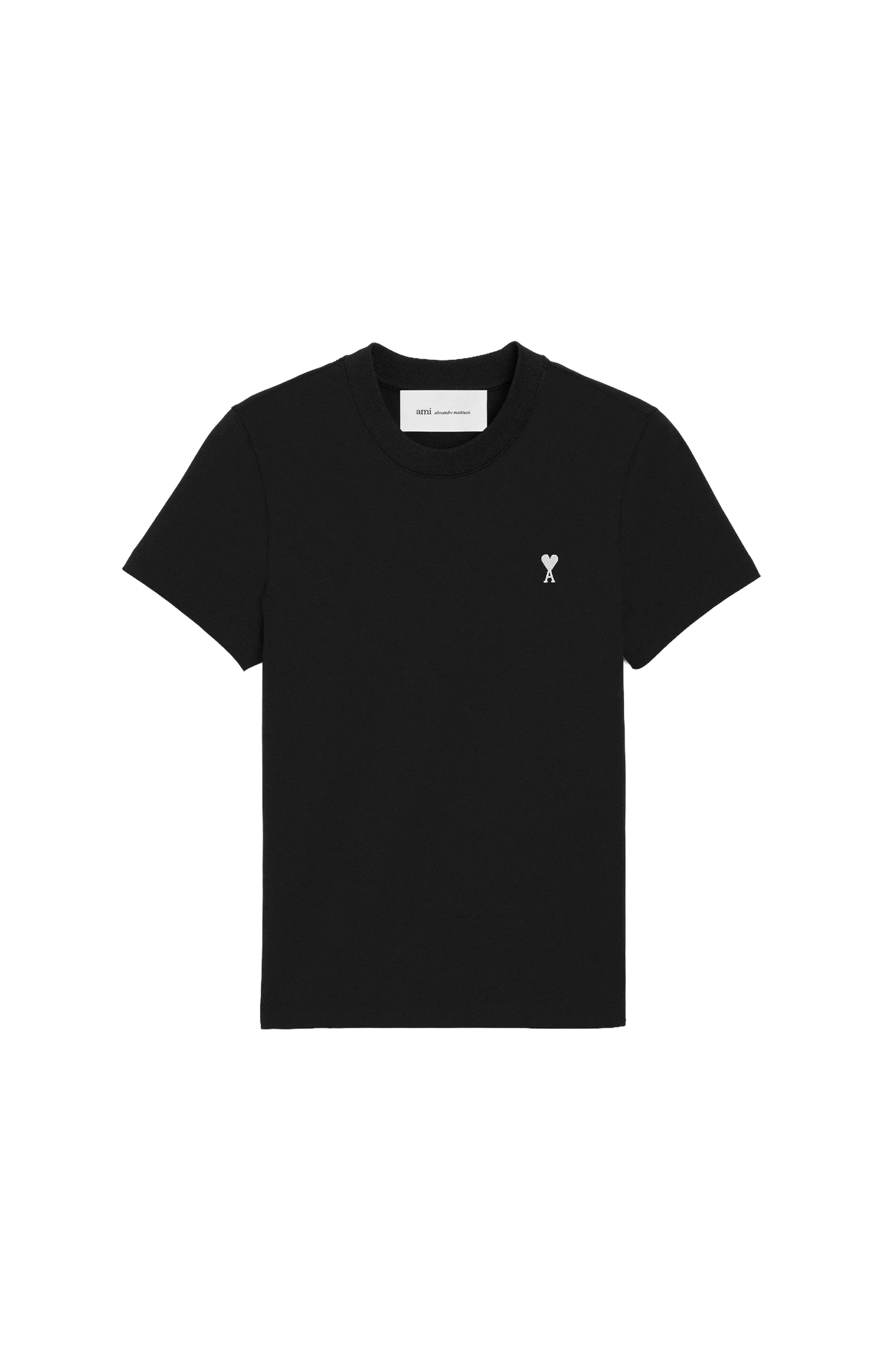 Black Cotton Ami De Coeur T-shirt