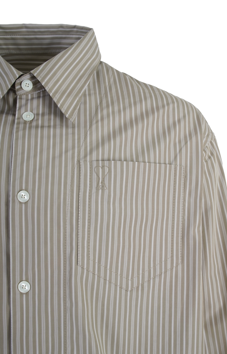 Cotton Ami De Coeur Wide Shirt Dress