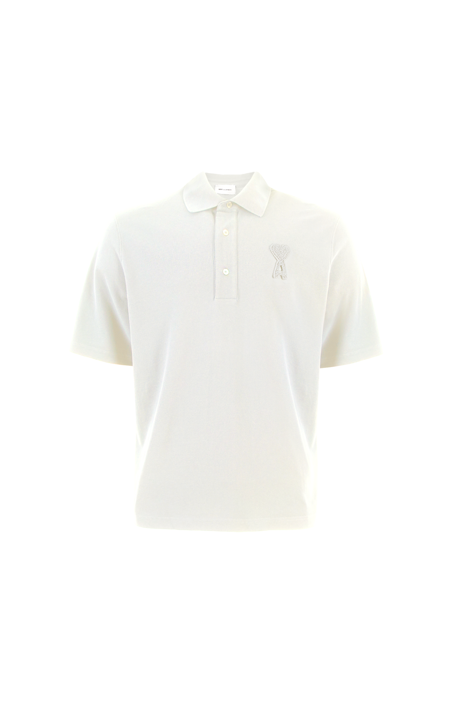 Cotton Ami De Coeur Knitted Patch Polo