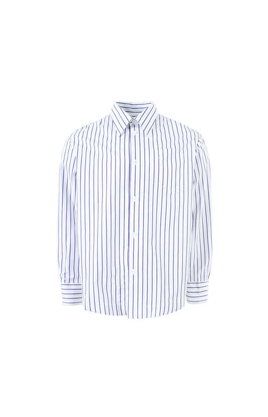 Striped shirt on a white background