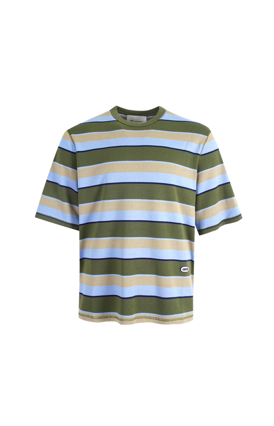 Short Sleeve Oversized Striped T-Shirt