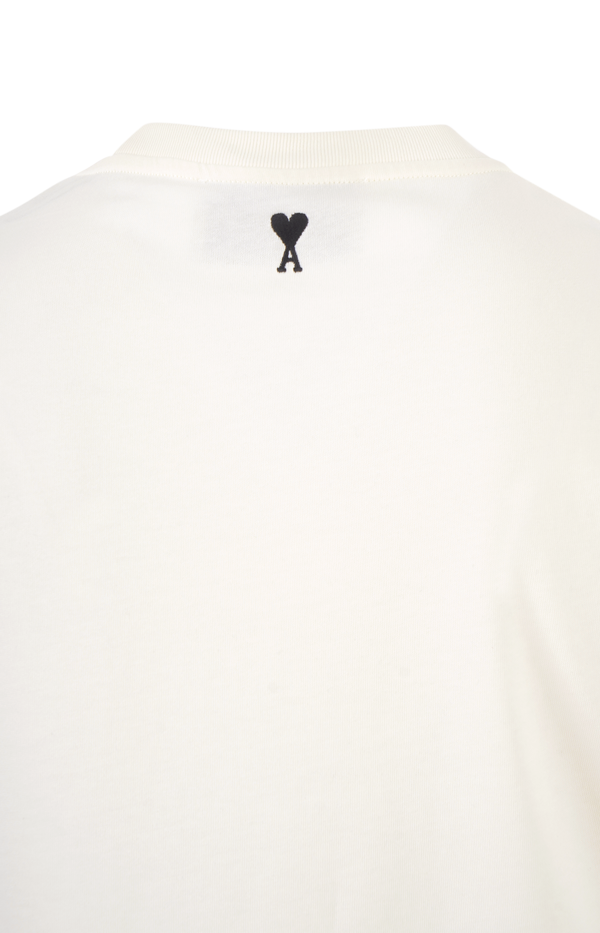 Original Ami Paris Logo Cotton T-Shirt