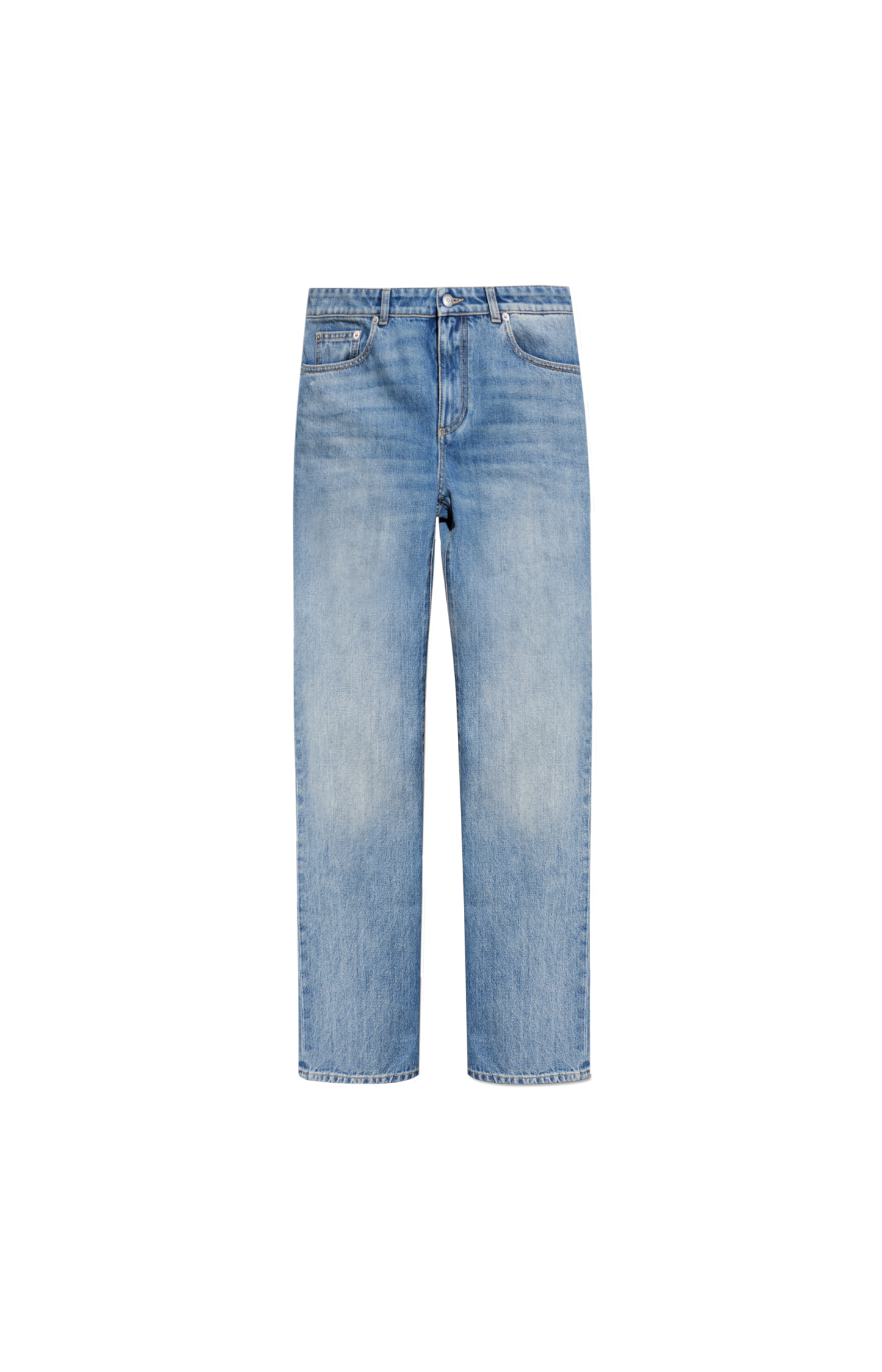 Straight-Leg Jeans with Zip Details