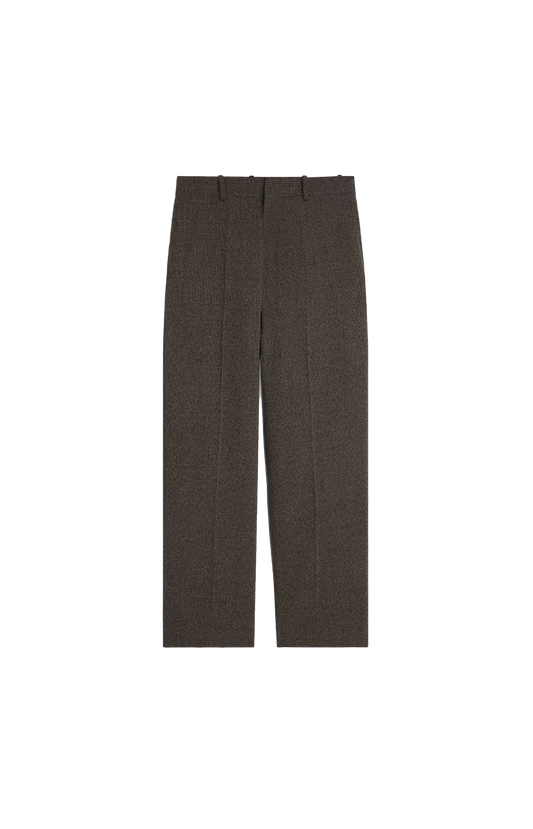 Drop Trousers in Khaki/White