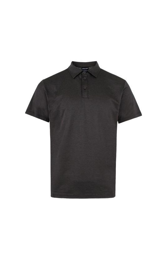 Silk and Cotton-Mélange Jersey Poloshirt