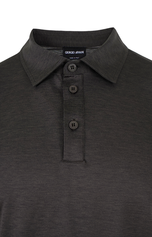 Silk and Cotton-Mélange Jersey Poloshirt