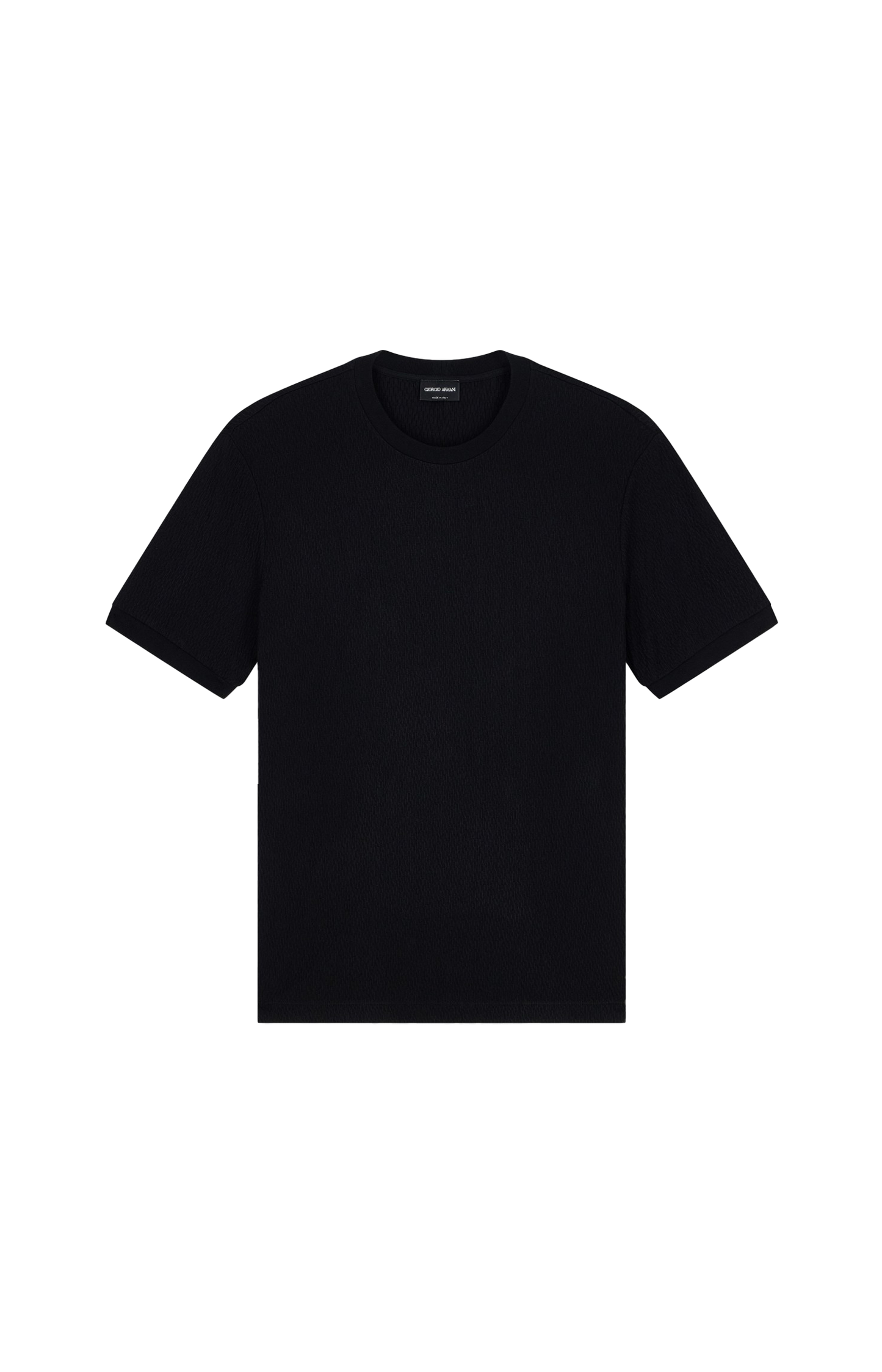 T-Shirt Regular Fit in Viscose and Cashmere Jacquard Jersey