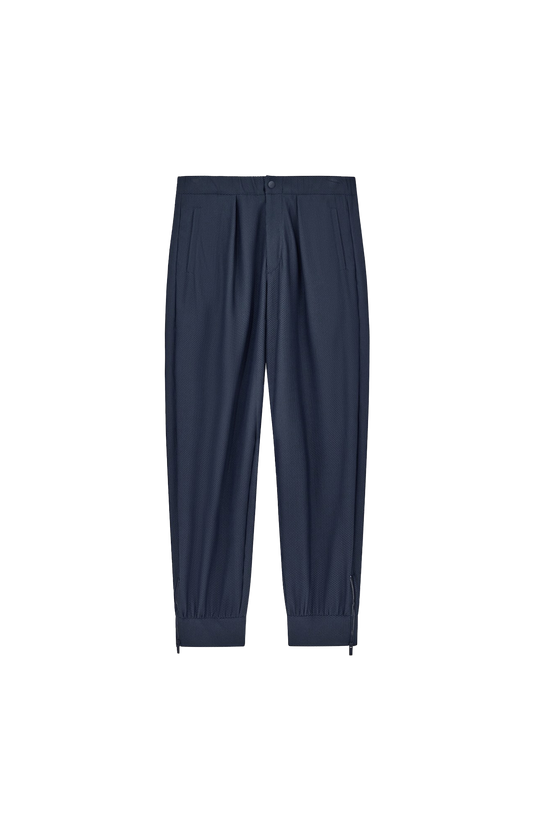 Slim Fit Trousers in Hi-Tech Honeycomb Jersey