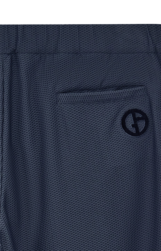 Slim Fit Trousers in Hi-Tech Honeycomb Jersey