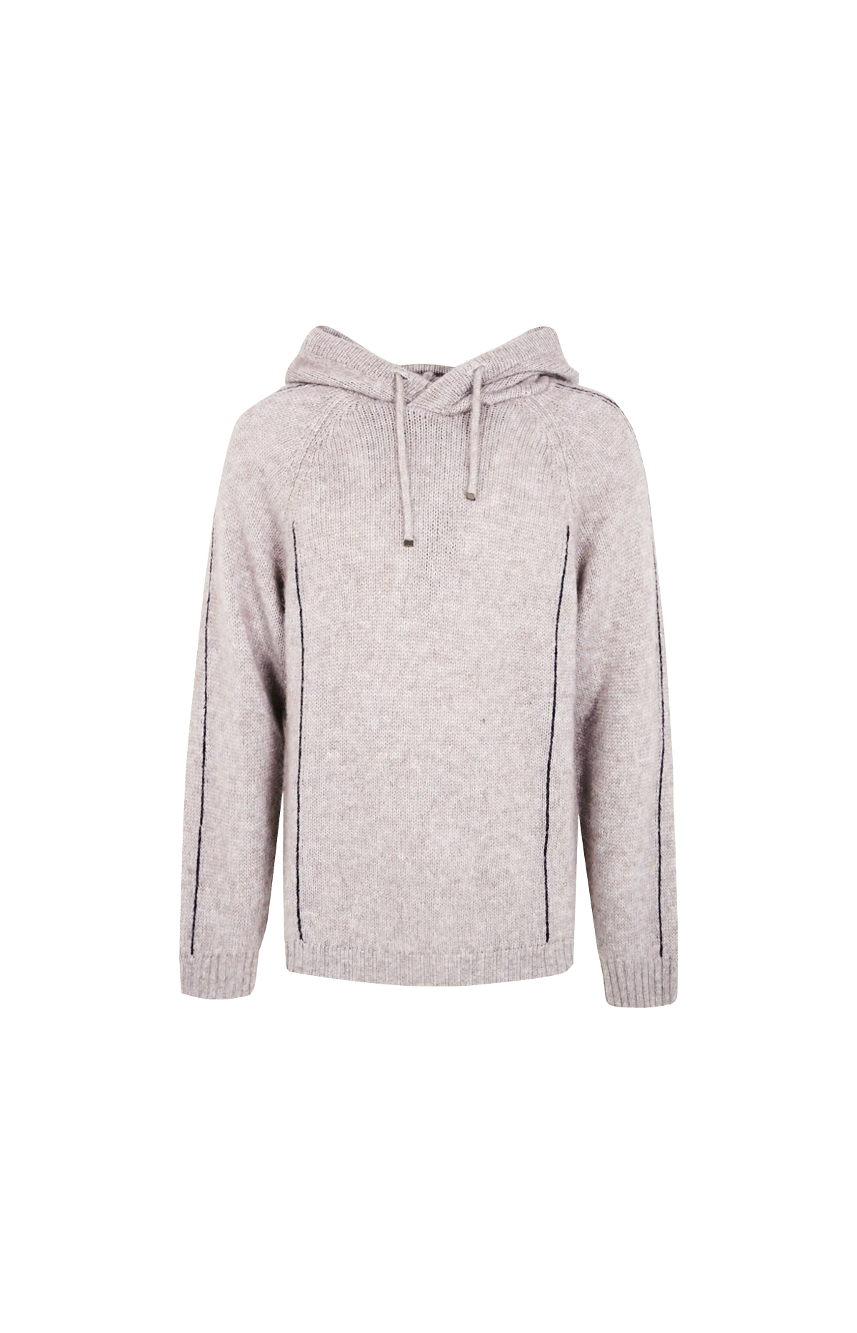 Sweater Oversized Plain Knit in Alpaca and Wool