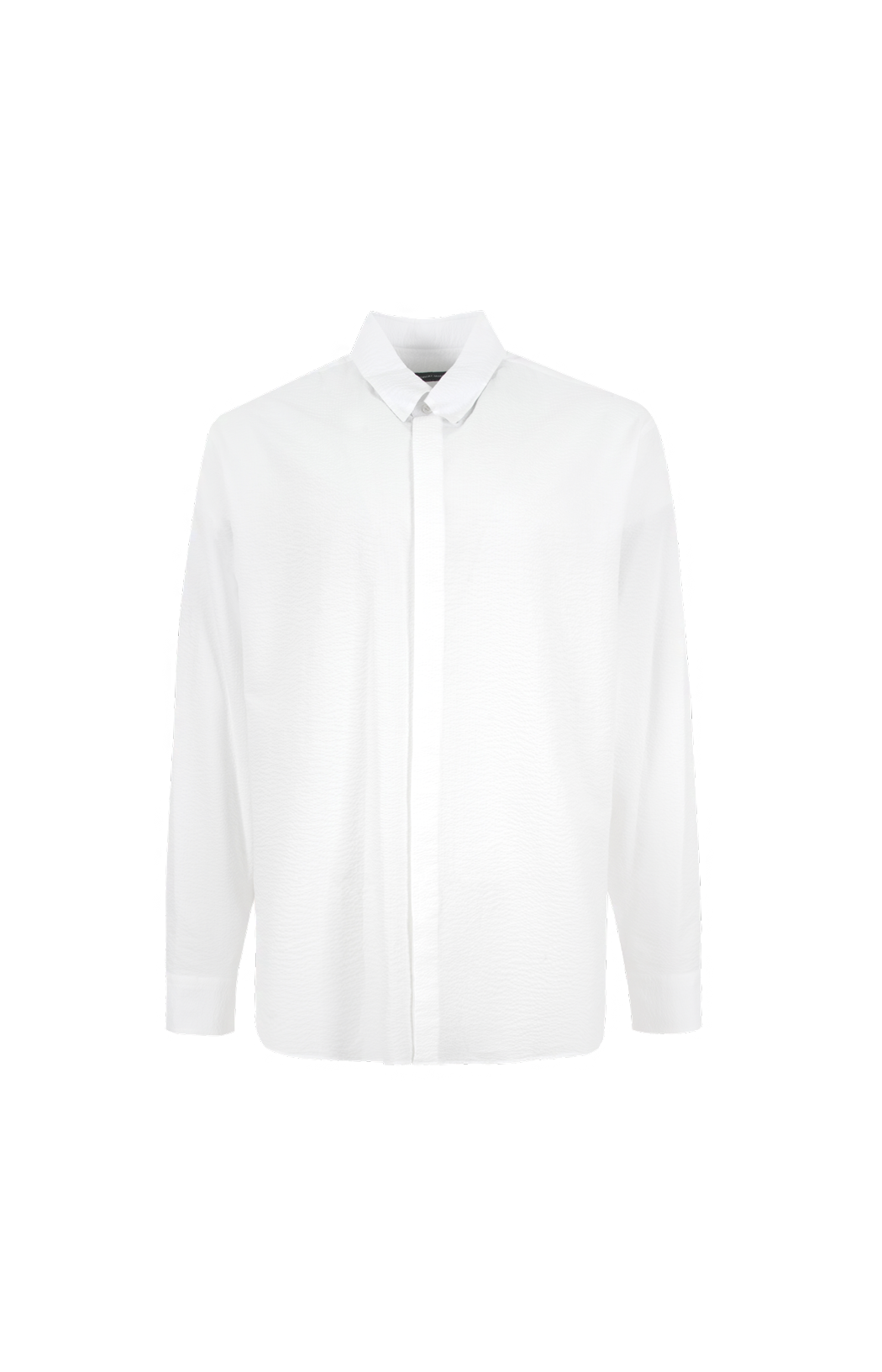 Regular Fit Shirt in Cotton Seersucker