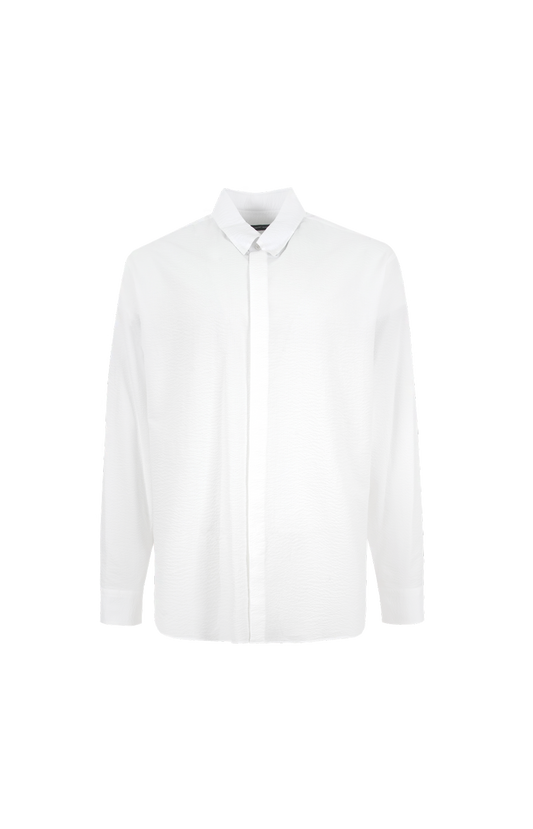 Regular Fit Shirt in Cotton Seersucker