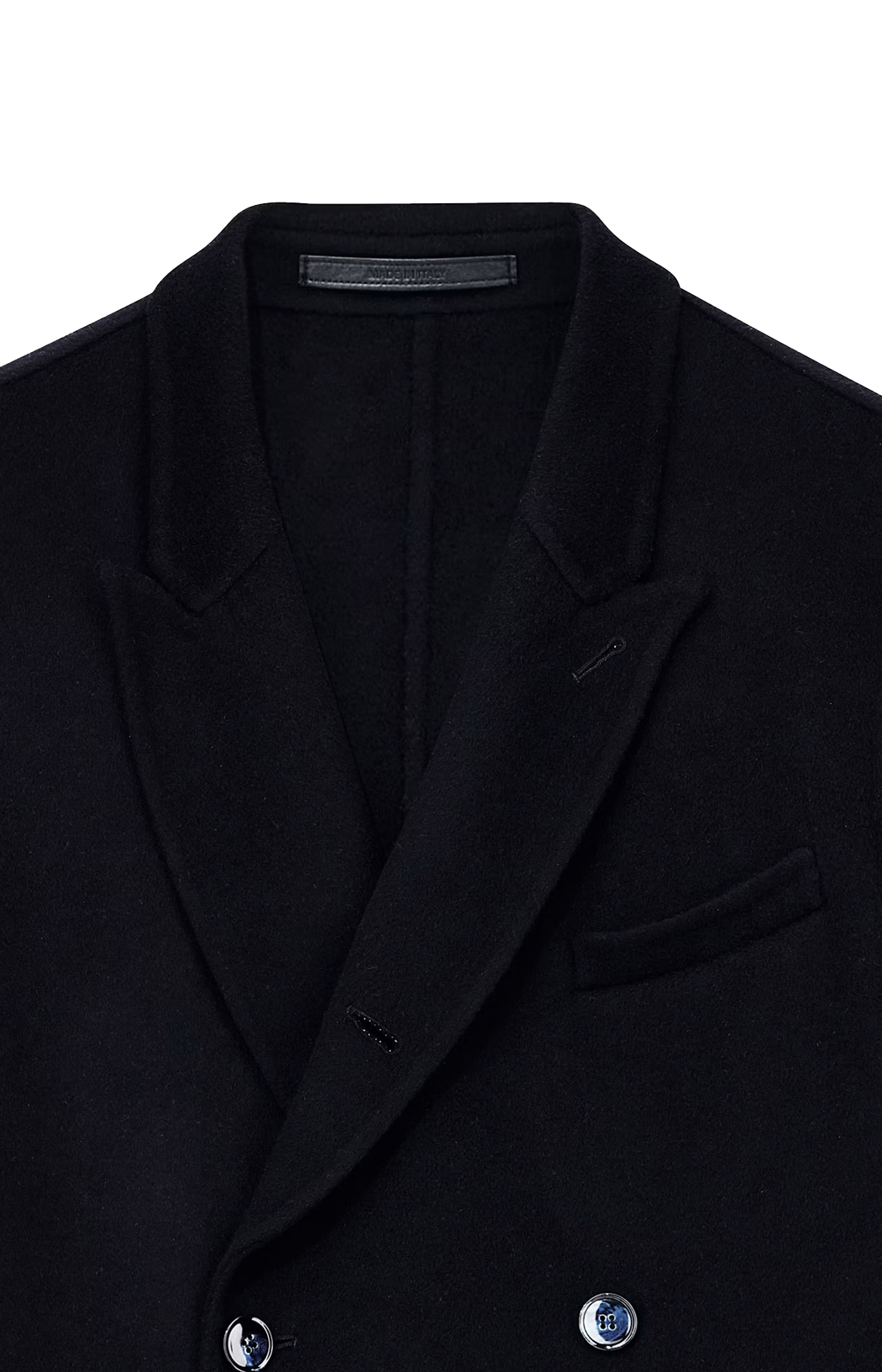 Giorgio Armani Double Cashmere Regular Fit Blazer in Dark Navy — product photo 2