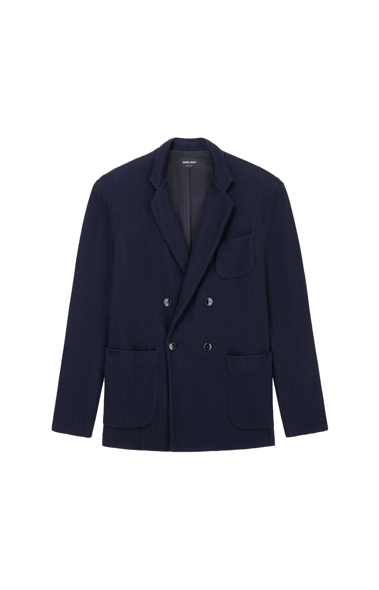 Regular-Fit Blazer in Seersucker Jersey
