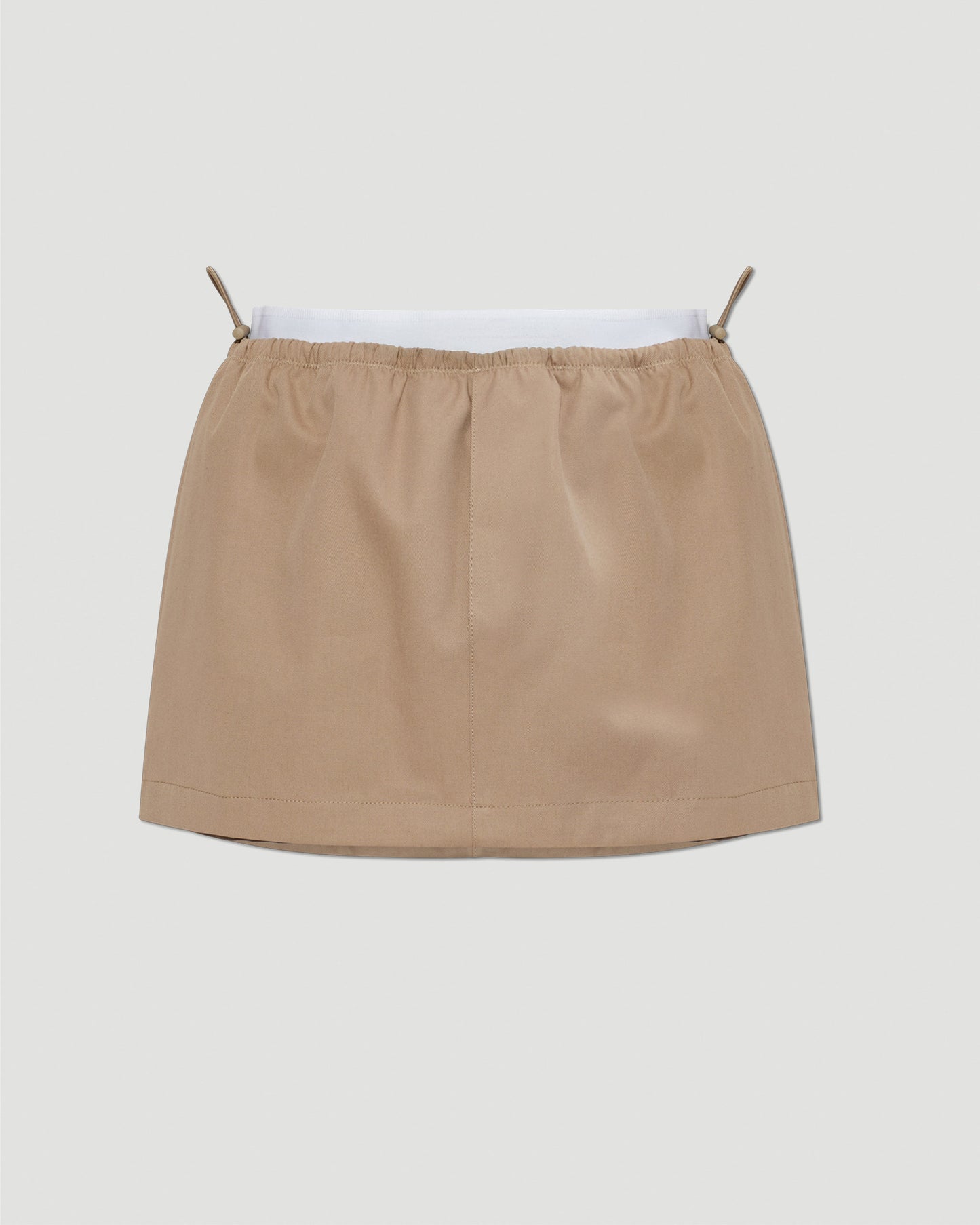 Mid Rise Mini Logo Elastic Skirt