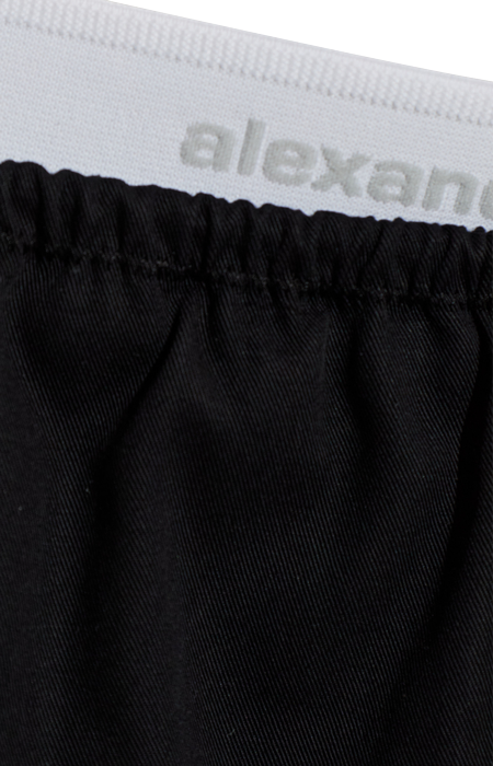 Mid Rise Mini Logo Elastic Skirt