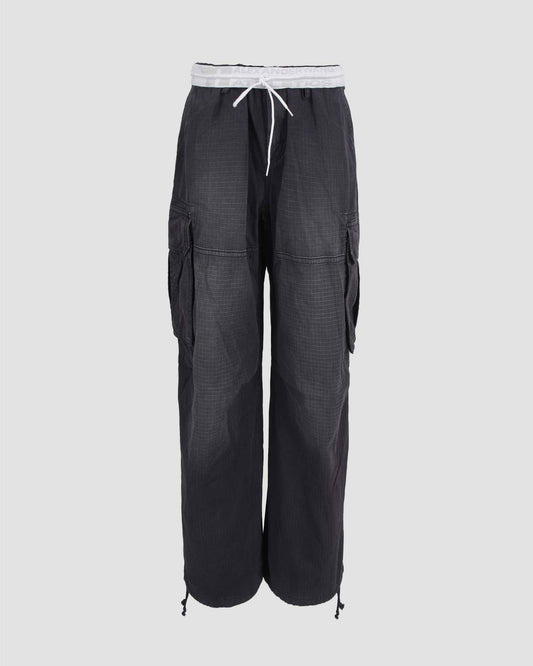 Cargo Trousers in Black