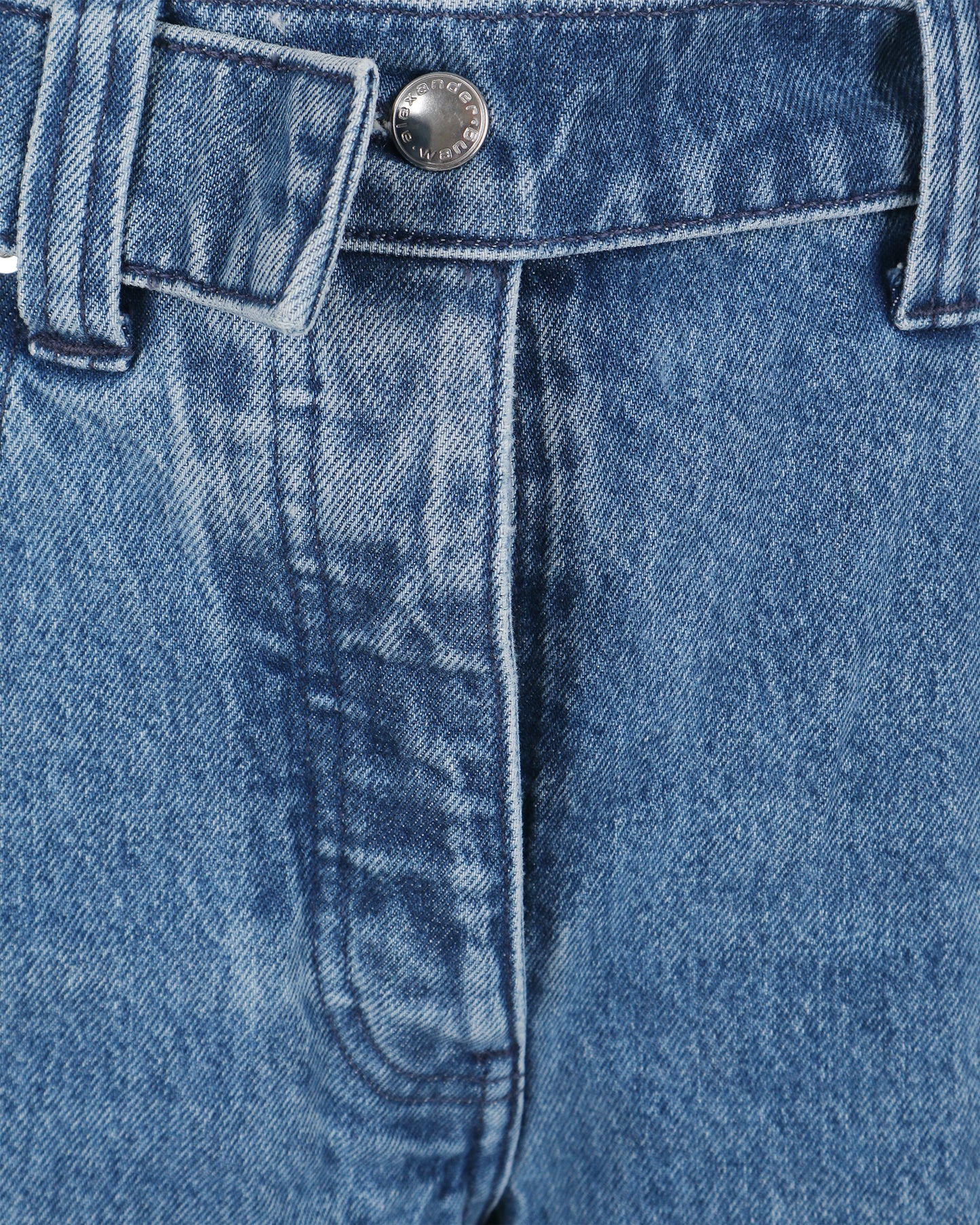 Belted raver pant in denim