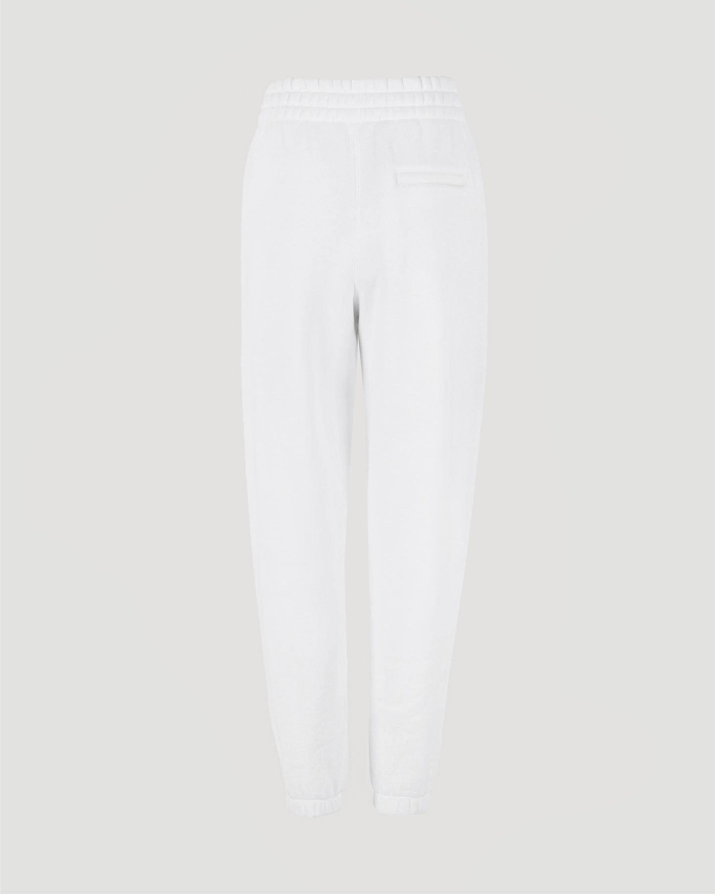 Alexander Wang STACKED LOGO SWEATPANTS IN WHITE — product photo 3