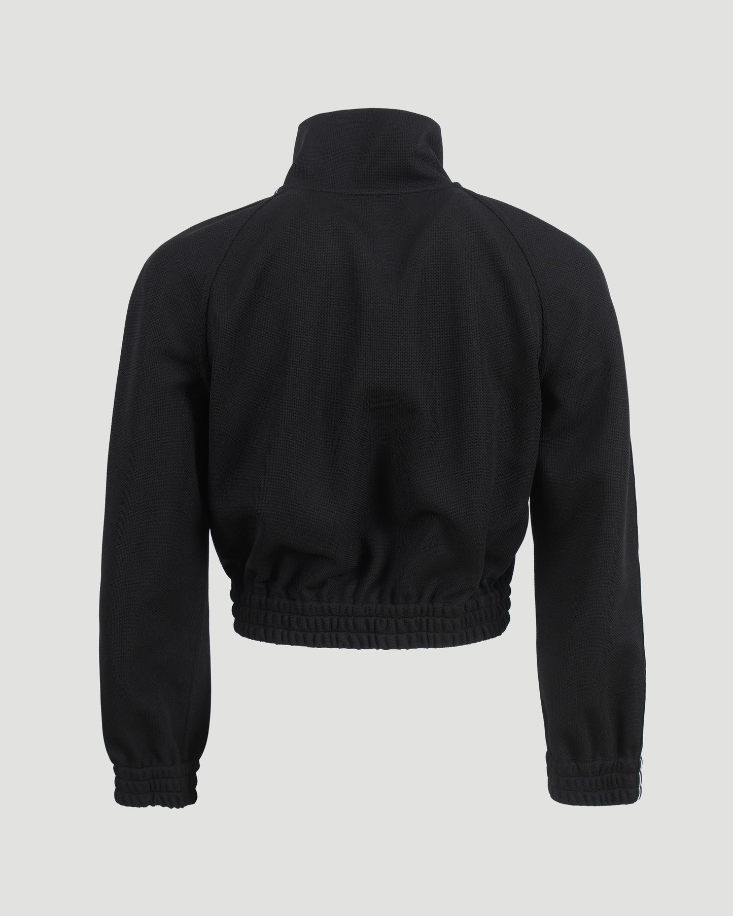 CROPPED TRACK JACKET IN BLACK