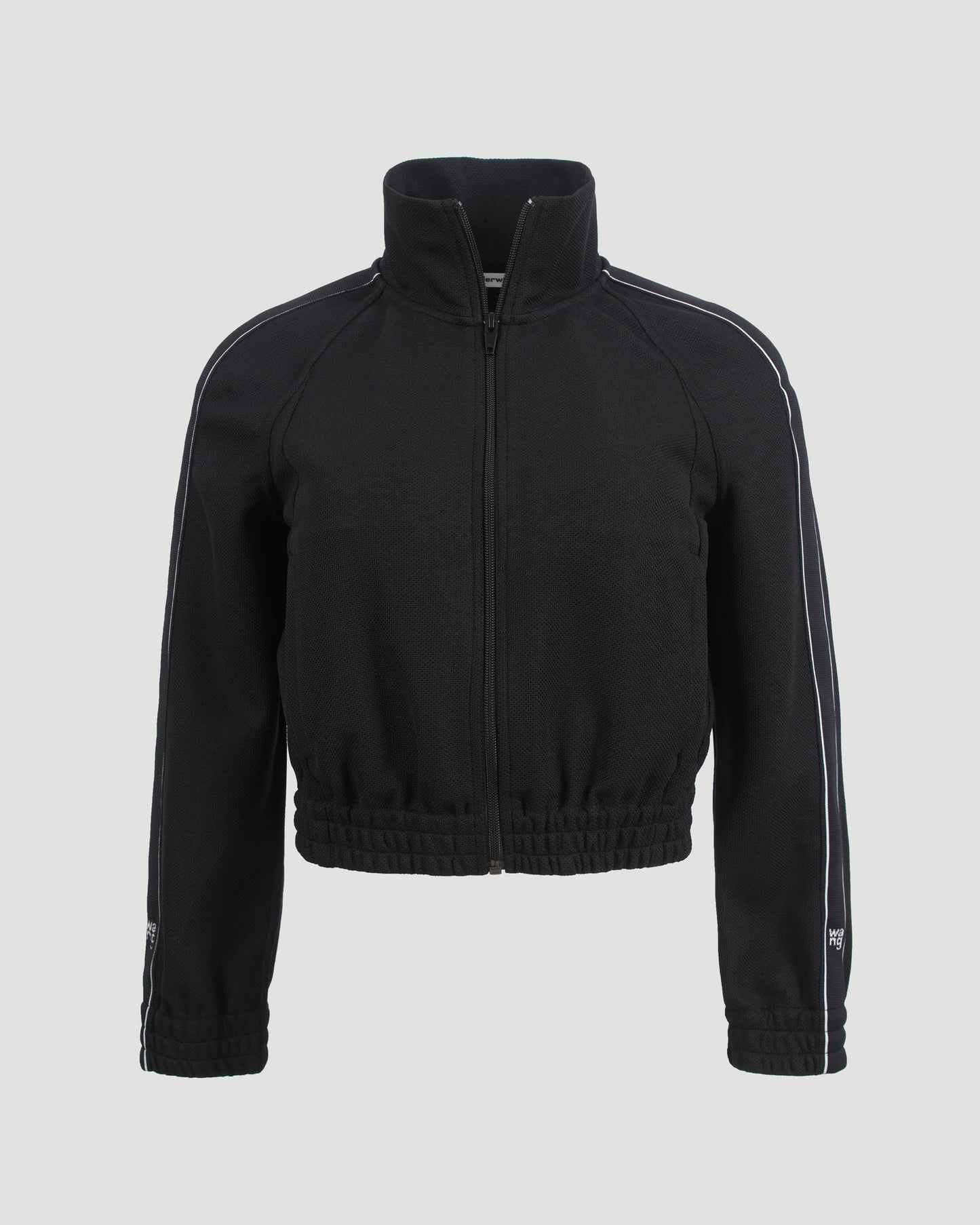 CROPPED TRACK JACKET IN BLACK
