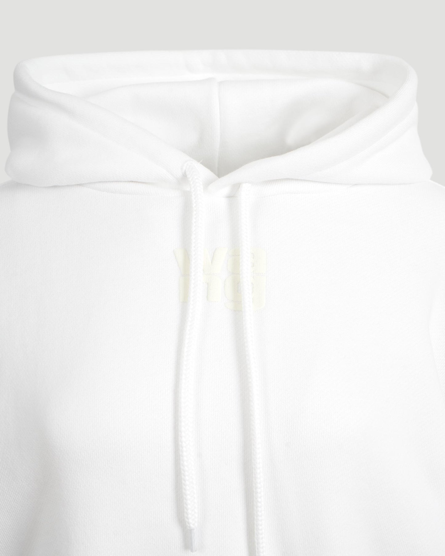 COTTON HOODIE IN WHITE