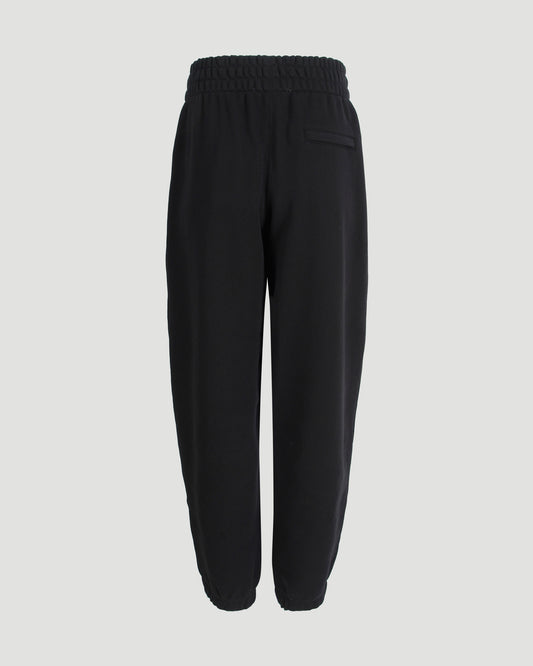 COTTON SWEATPANTS IN BLACK
