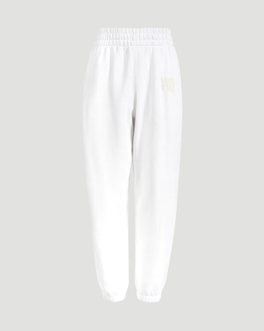 COTTON SWEATPANTS IN WHITE