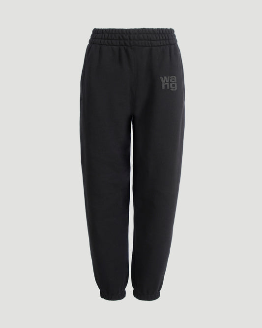 COTTON SWEATPANTS IN BLACK