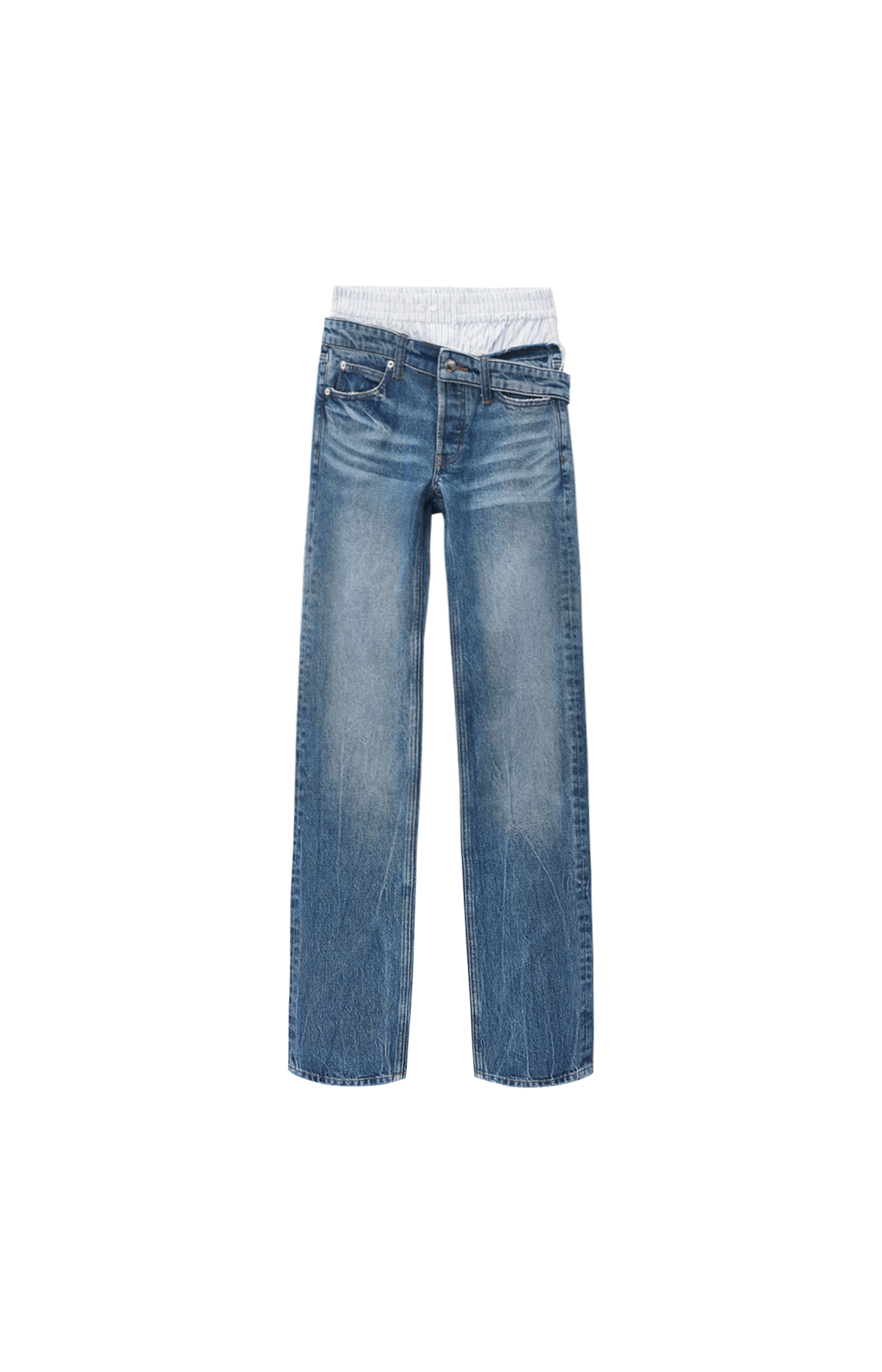 Boxer Drop Waistband Slim Jean