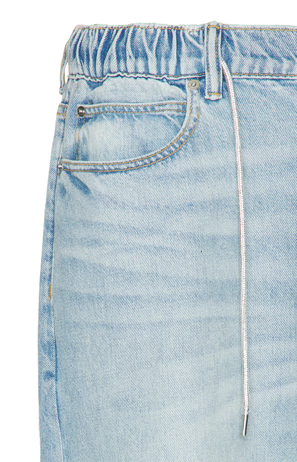 Logo Patch Balloon Jeans