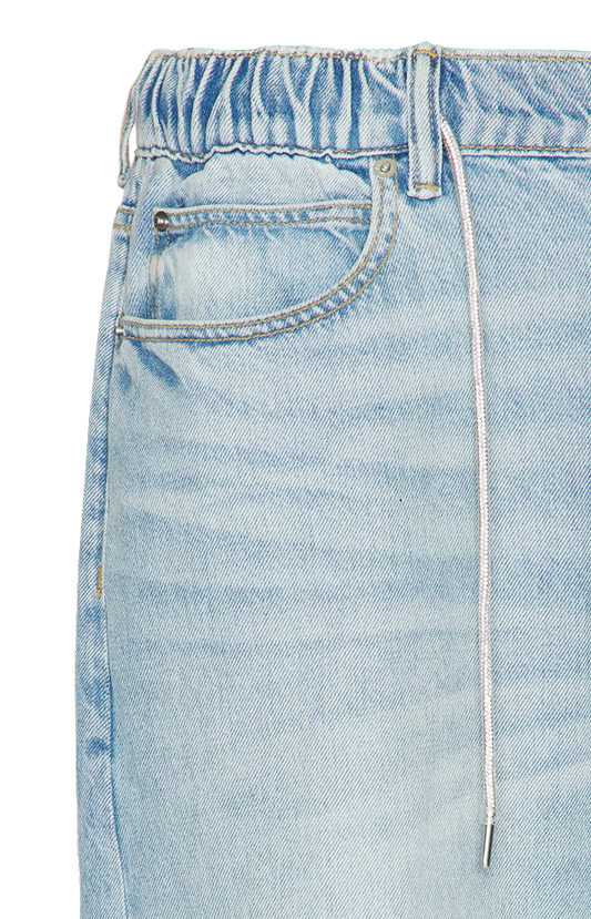 Logo Patch Balloon Jeans