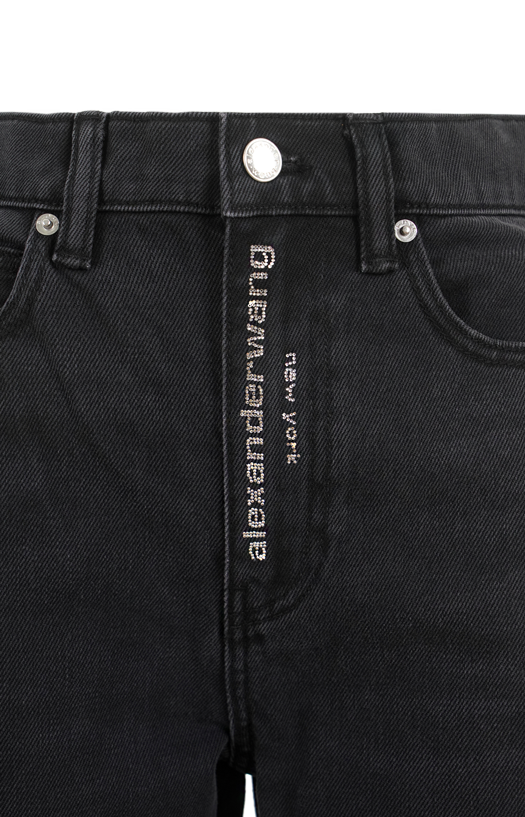 Embellished Logo Fly Relaxed Shorts