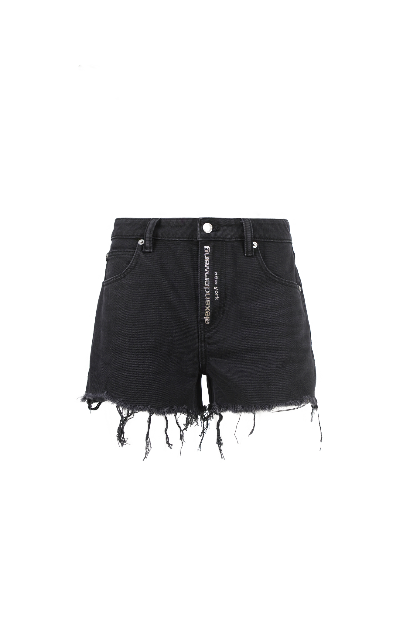 Embellished Logo Fly Relaxed Shorts