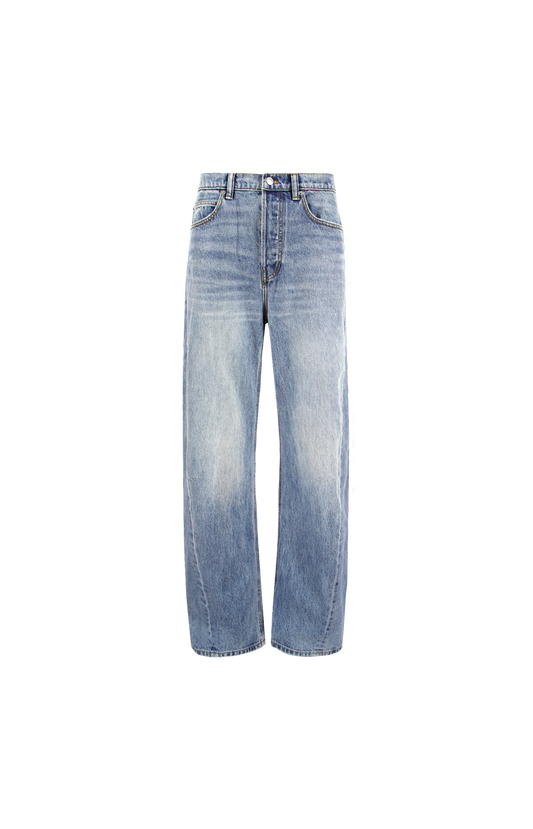 Logo Pocket Jeans in Light Indigo