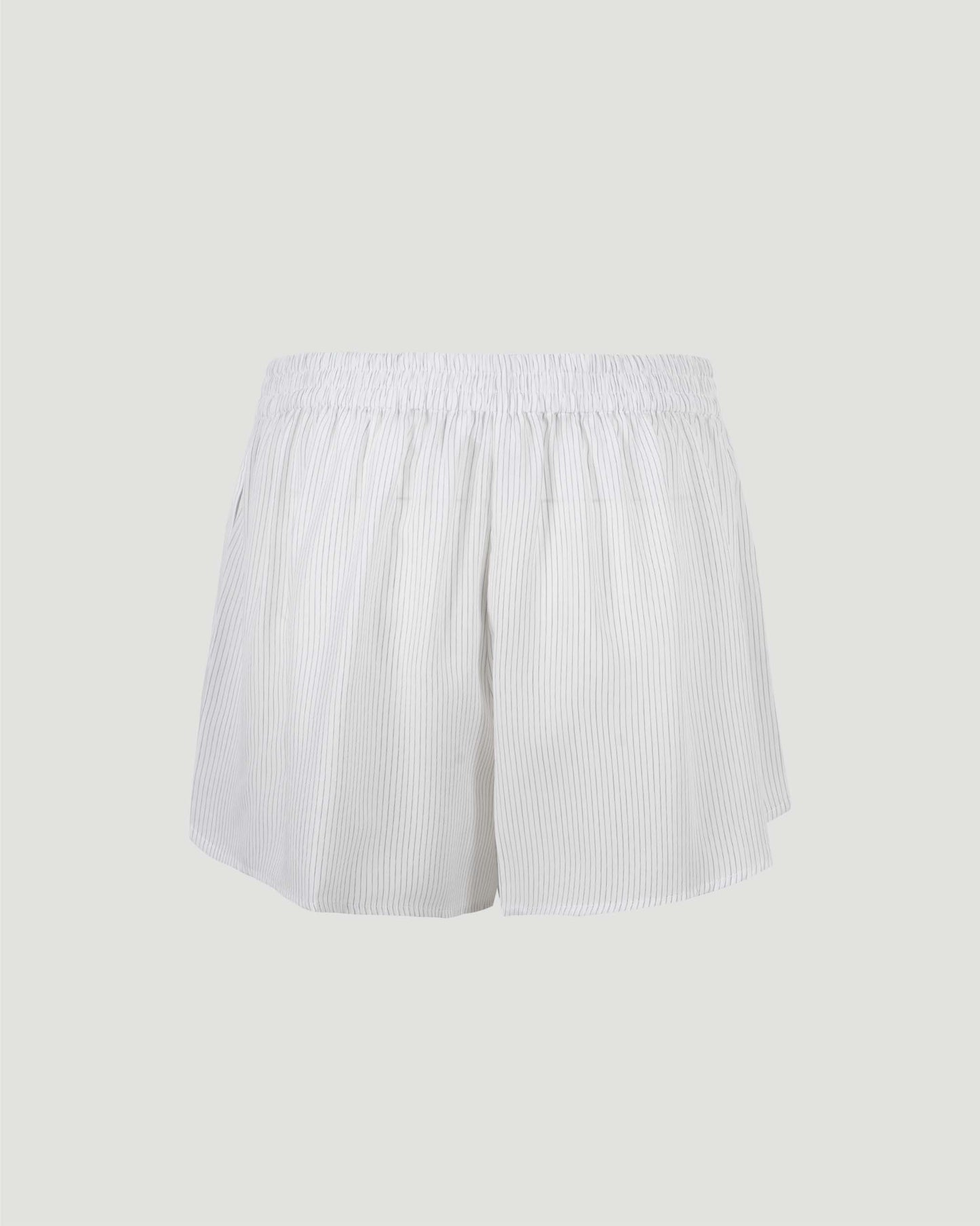 Mid-Rise Boxer Shorts in White