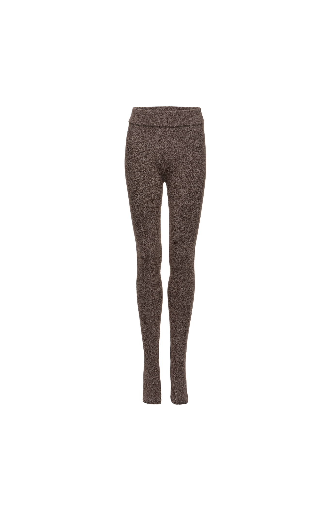 Wool Leggings in Brown