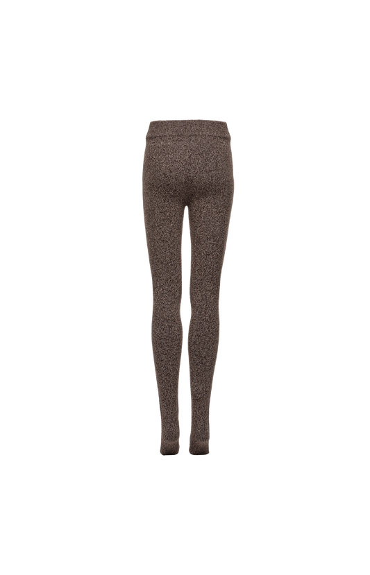 Wool Leggings in Brown