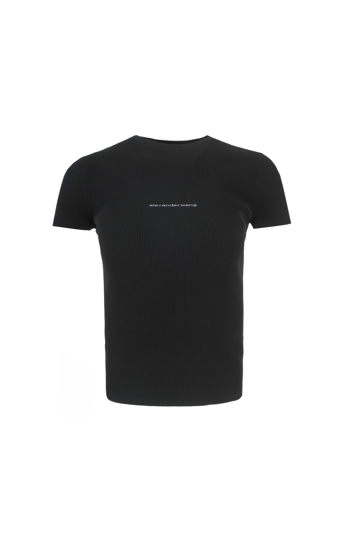 Ribbed Short-Sleeved T-Shirt