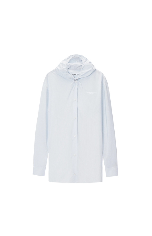 Striped Drawstring Shirt