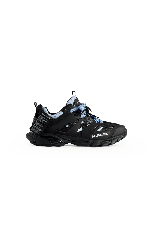 Track Shirt Sneaker in Black/Blue