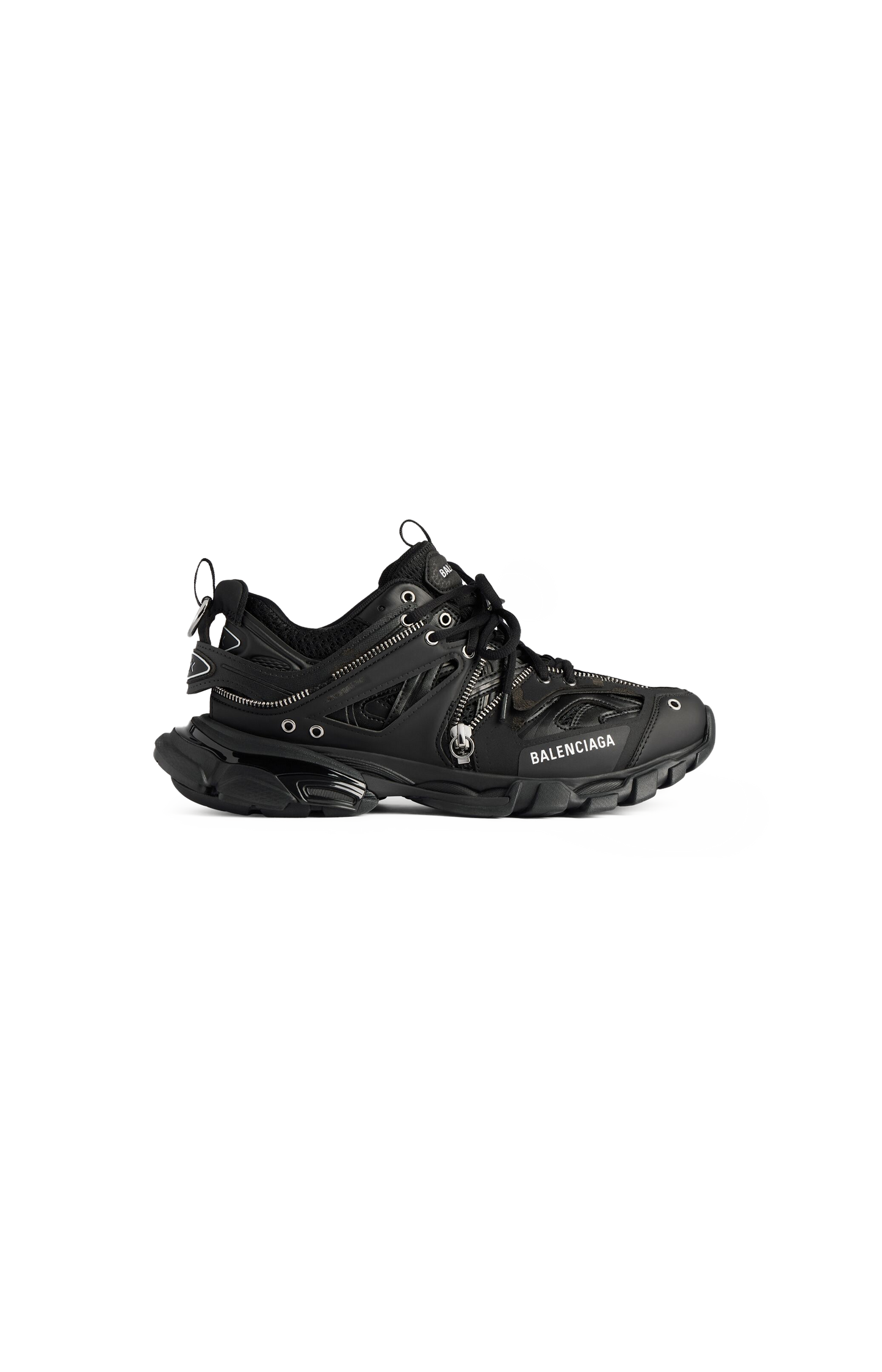 Women's Track Zip Sneaker in Black