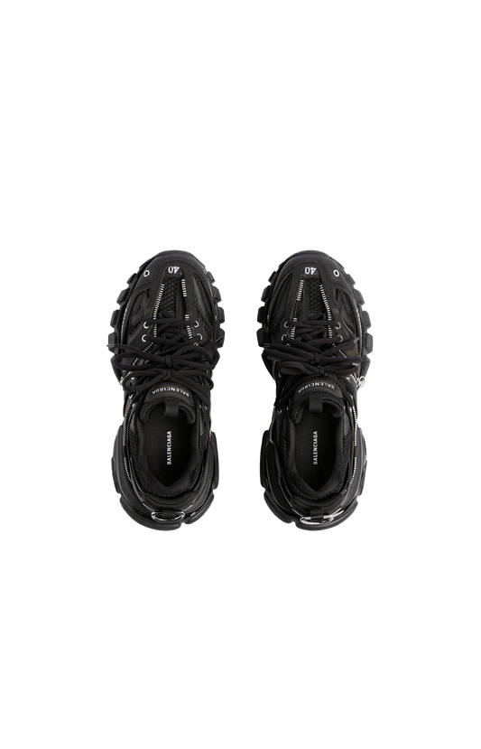 Women's Track Zip Sneaker in Black