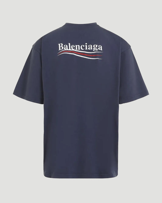 Large Fit T-Shirt in Washed Blue