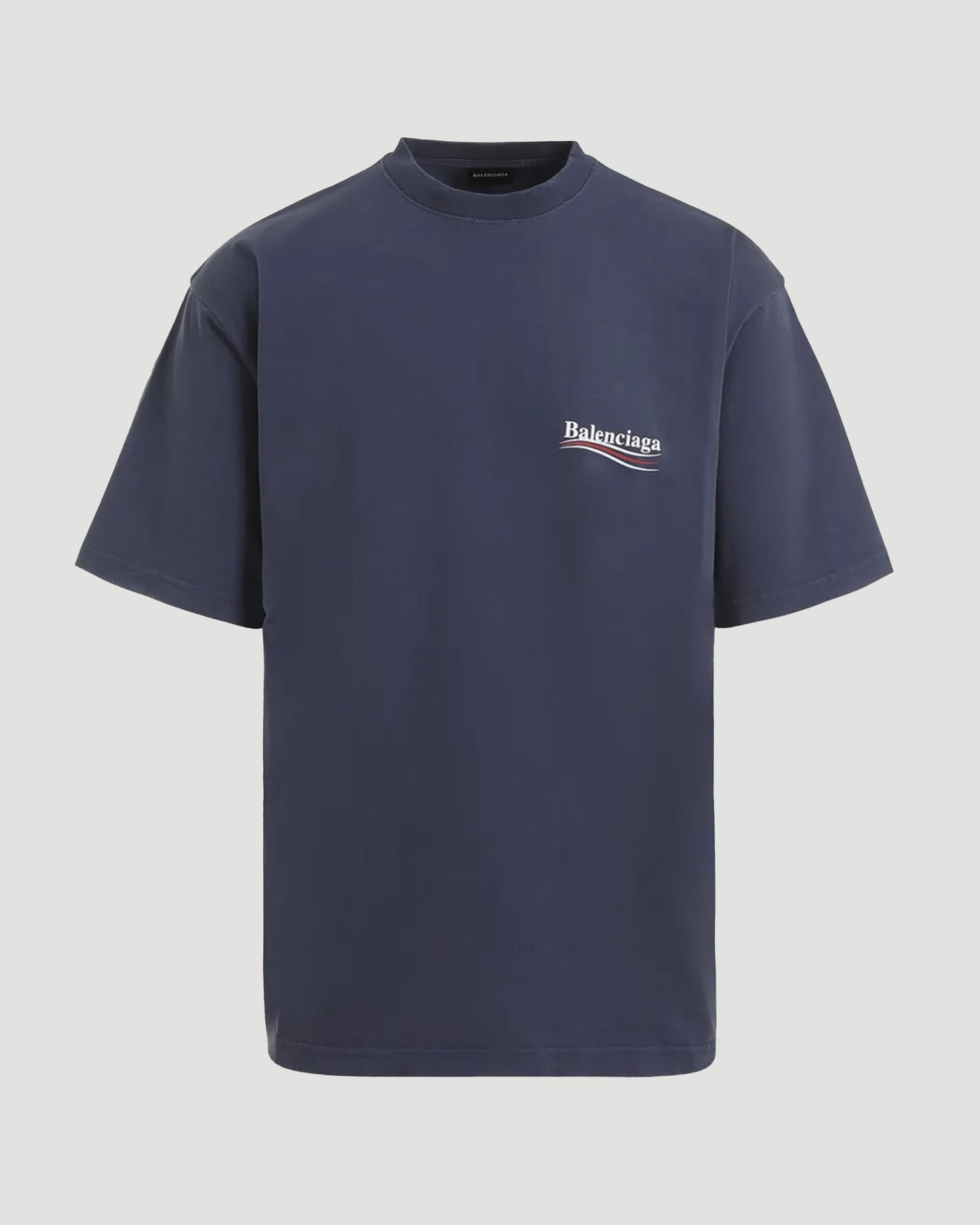 Large Fit T-Shirt in Washed Blue