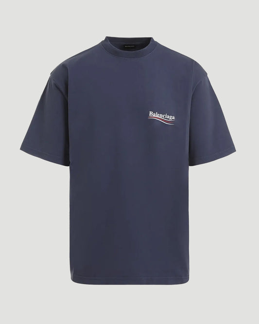 Large Fit T-Shirt in Washed Blue